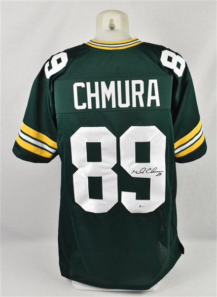 Mark Chmura Autographed & Inscribed Green Bay Packers Jersey