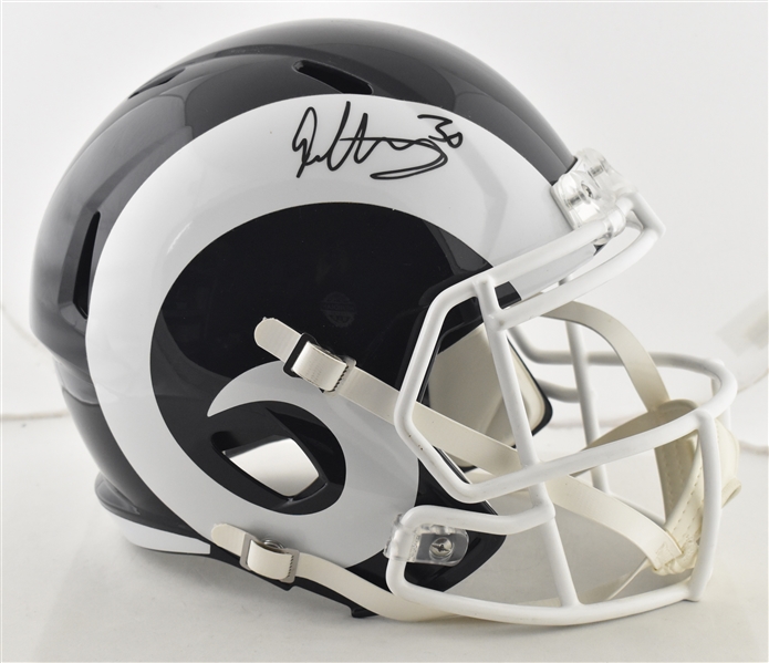 Todd Gurley Autographed Los Angeles Rams Full Size Replica Helmet