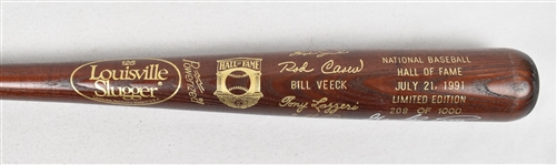 Hall of Fame Class of 1991 Commemorative Limited Edition Brown Bat Signed by Gaylord Perry