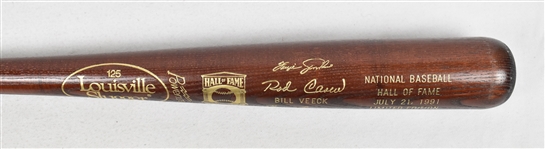 Hall of Fame Class of 1991 Commemorative Limited Edition Brown Bat Signed by Gaylord Perry