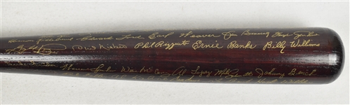 Hall of Fame Class of 2001 Commemorative Brown Trophy Bat w/Kirby Puckett 