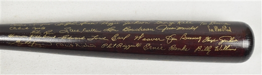 Hall of Fame Class of 2001 Commemorative Brown Trophy Bat w/Kirby Puckett 