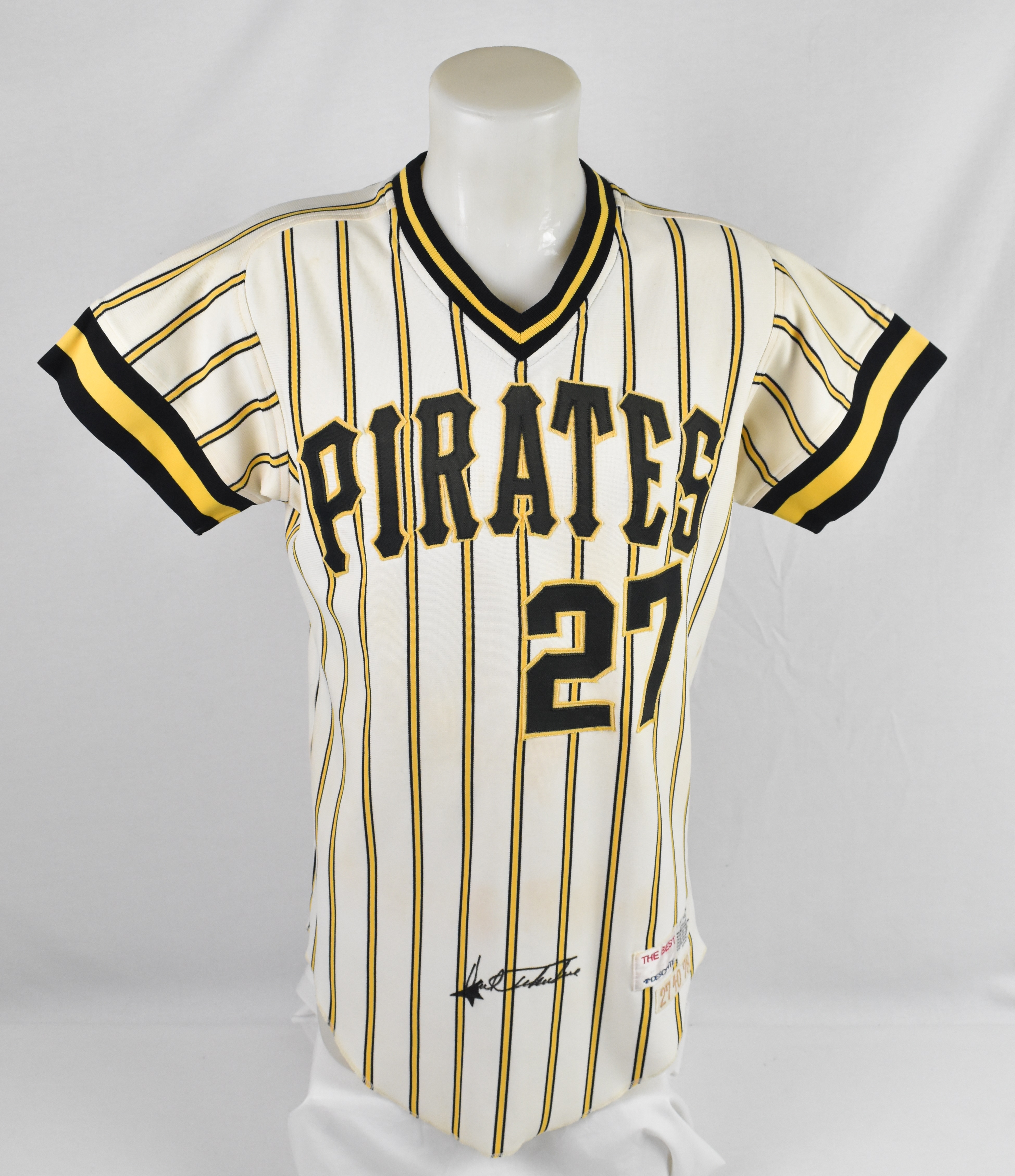 Lot Detail - Kent Tekulve 1978 Pittsburgh Pirates Game Used & Autographed  Jersey w/Dave Miedema LOA