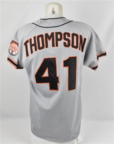 Scot Thompson 1983-84 San Francisco Giants Game Used Jersey