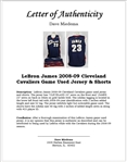 LeBron James 2008-09 Cleveland Cavaliers Game Used Jersey & Shorts w/Dave Miedema LOA