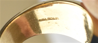 Joe Namath 1968 New York Jets Super Bowl III NFL Salesman's Sample Championship Ring *Made by Balfour*