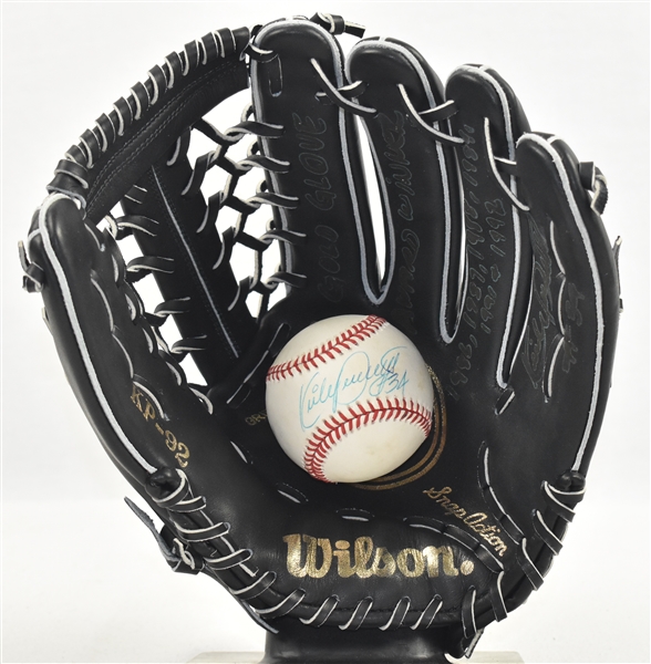 Kirby Puckett Minnesota Twins Professional Model Glove & Autographed Baseball