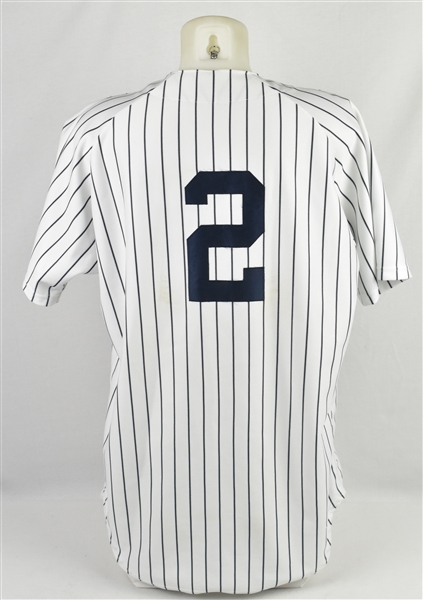 Derek Jeter 1998 New York Yankees Game Used Jersey w/Dave Miedema LOA