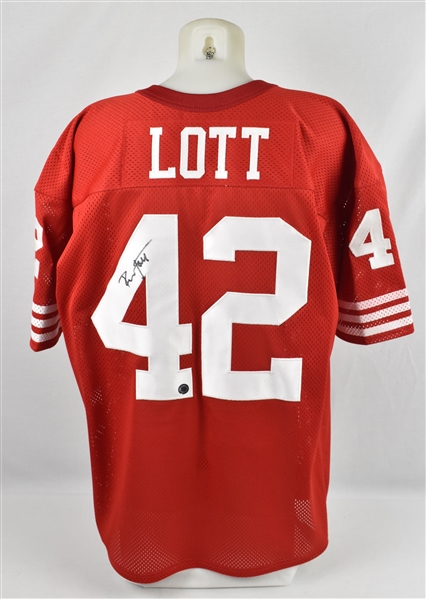 Ronnie Lott Autographed SF 49ers Jersey