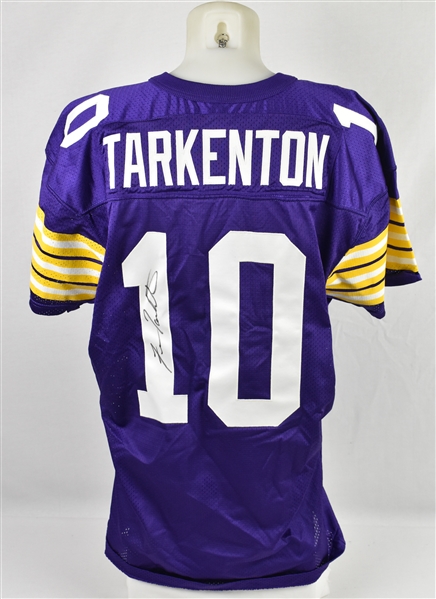 Fran Tarkenton Autographed Minnesota Vikings Jersey