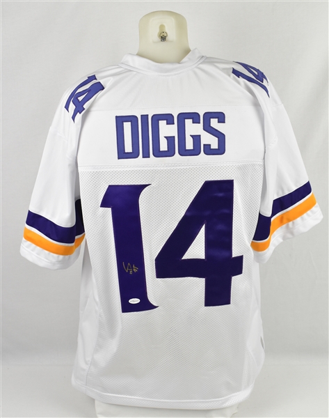 Stefon Diggs Autographed Road White Jersey