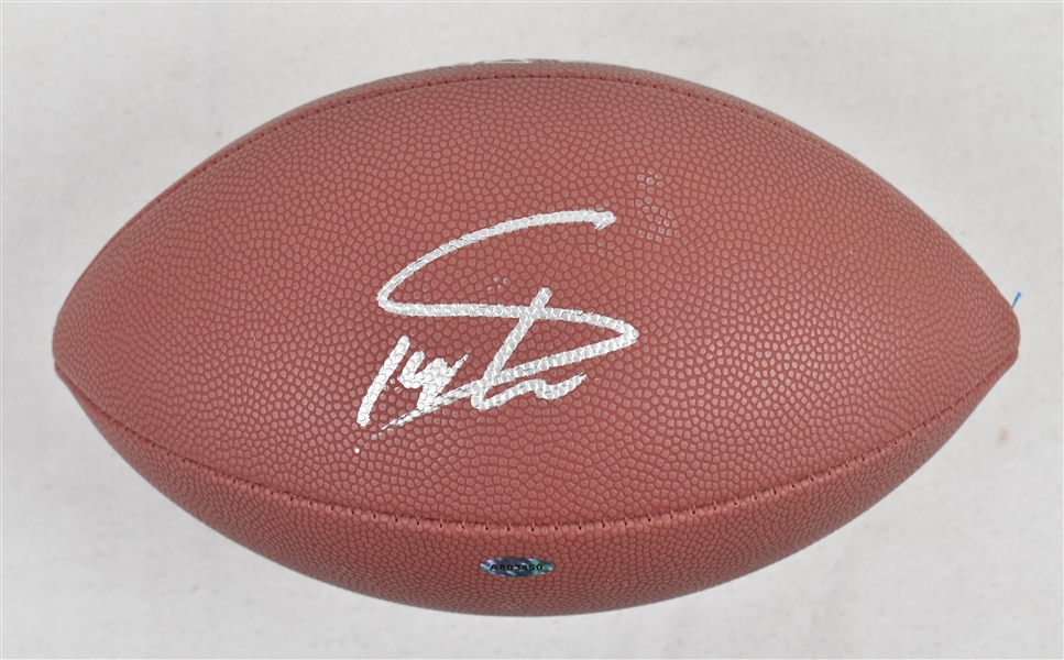 Stefon Diggs Autographed Football