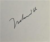 Muhammad Ali Autographed Book
