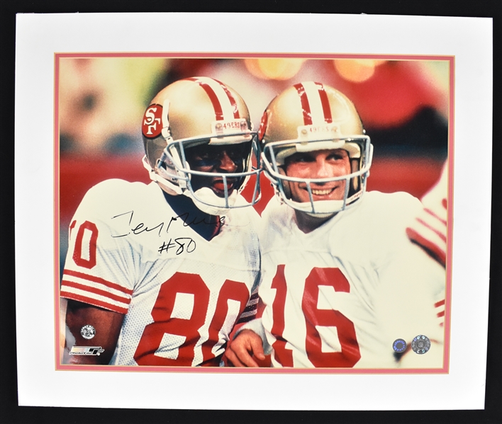 Jerry Rice Autographed 16x20 Matted Photo 