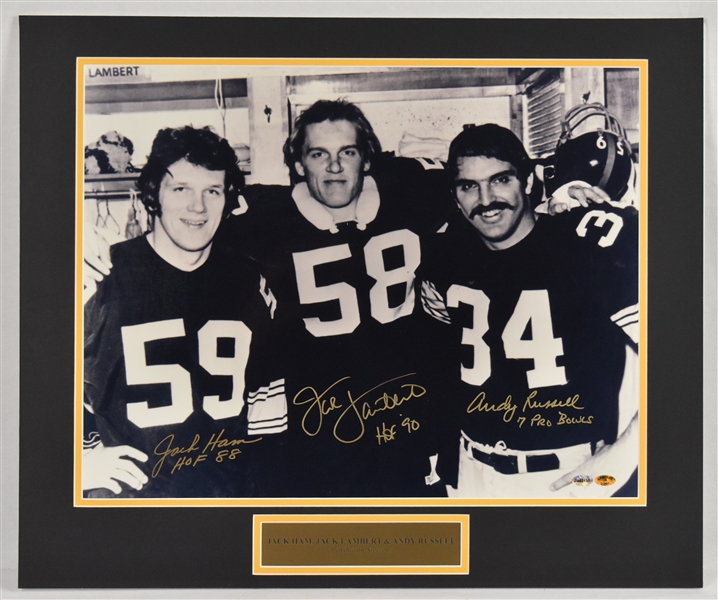 Pittsburgh Steelers Autographed 16x20 Matted Photo 