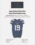 Adam Thielen 2014-2016 Minnesota Vikings Game Used Jersey *Photomatched to Being Used by Thielen in 8 Different Games Including Playoffs*