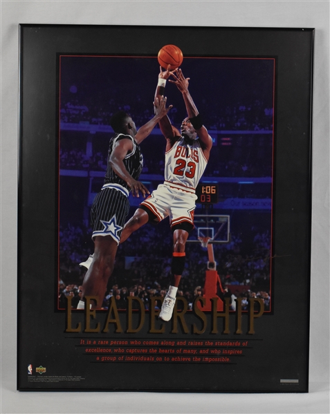 Michael Jordan Limited Edition "Leadership" Framed Display UDA