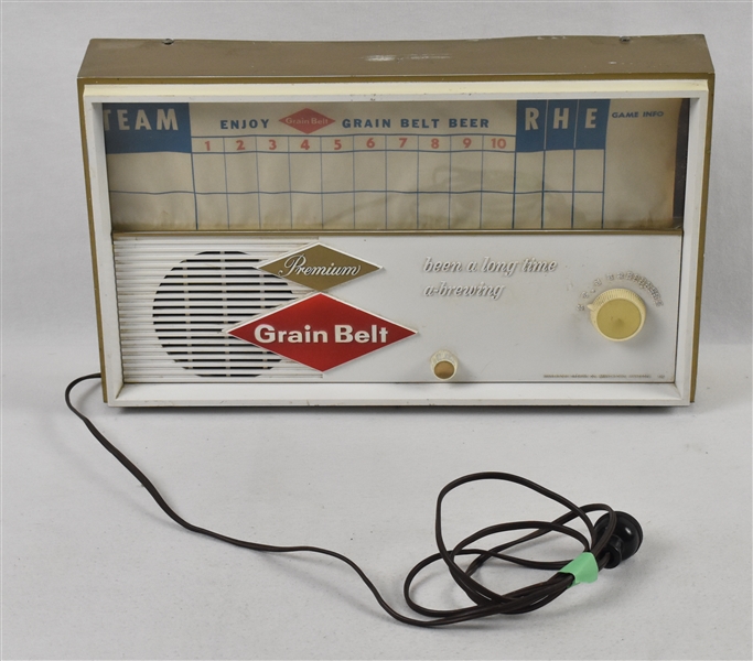 Grain Belt Vintage Baseball Radio