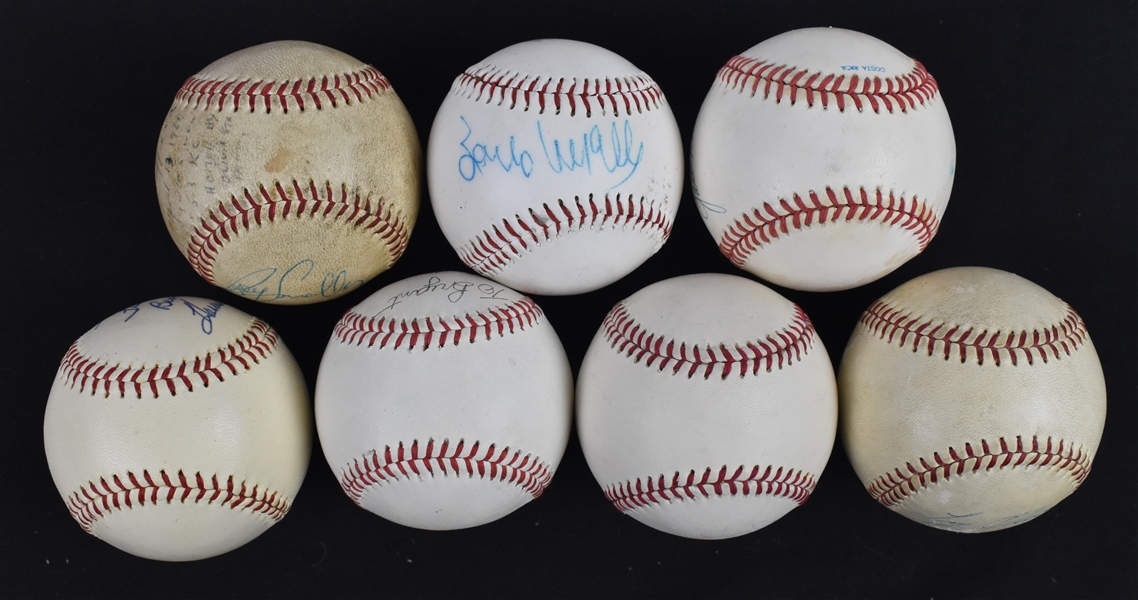 Minnesota Twins Lot of 7 Autographed Baseballs w/Bob Allison & Carl Pohlad