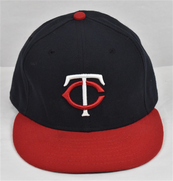 Miguel Sano 2015 Minnesota Twins Game Used Rookie Hat