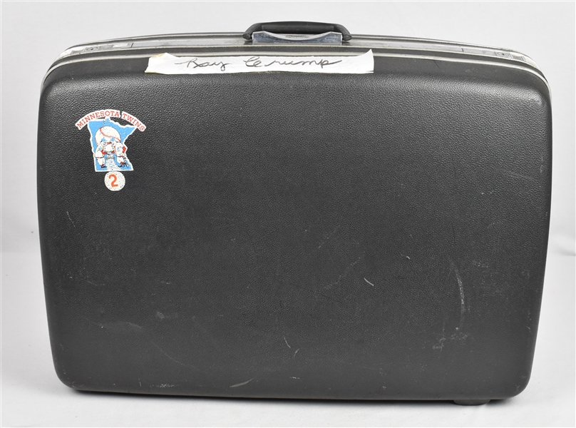 Ray Crump c. 1980s Minnesota Twins Traveling Suitcase