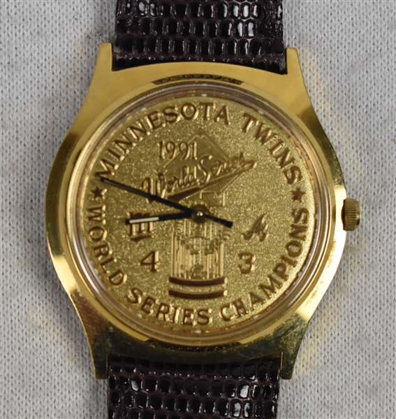 Minnesota Twins 1991 World Series Championship Watch Made by Jostens