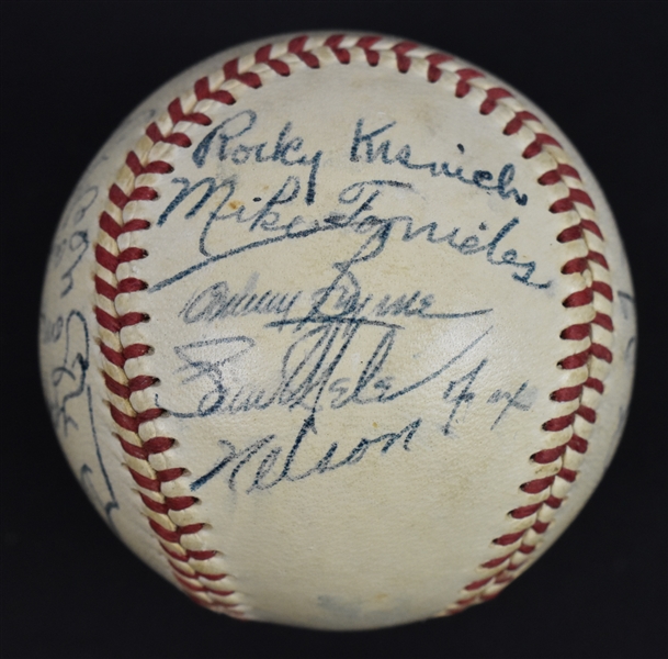 Chicago White Sox 1953 Team Signed Baseball w/Nelson Fox