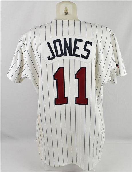 Jacque Jones 1999 Minnesota Twins Game Used & Autographed Jersey