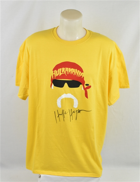 Hulk Hogan Autographed "Hulkamania" Shirt