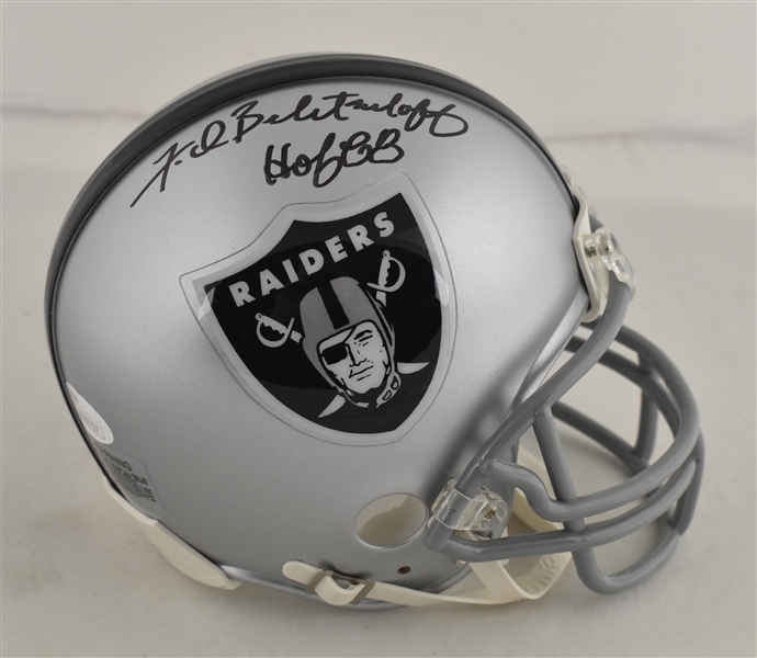 Fred Biletnikoff Oakland Raiders Autographed Mini Helmet