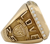 Baltimore Ravens 2000 Super Bowl XXXV Championship Gold & Diamond Player's Ring