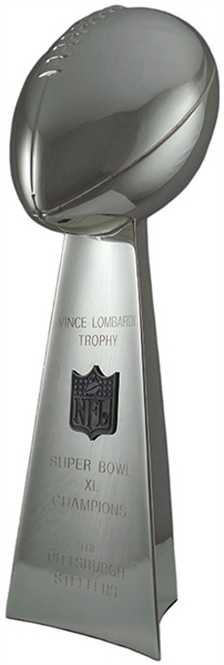 Pittsburgh Steelers 2008 Super Bowl XLIII Championship Players Vince Lombardi Trophy