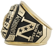 Minnesota Vikings 1974 NFC Championship Gold & Diamond Player's Ring