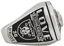 Oakland Raiders 2002 AFC Championship Gold & Diamond Player's Ring