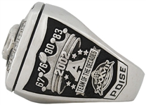 Oakland Raiders 2002 AFC Championship Gold & Diamond Player's Ring