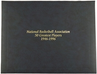 NBA 50 Greatest Players Autographed Lithograph w/49 Signatures 