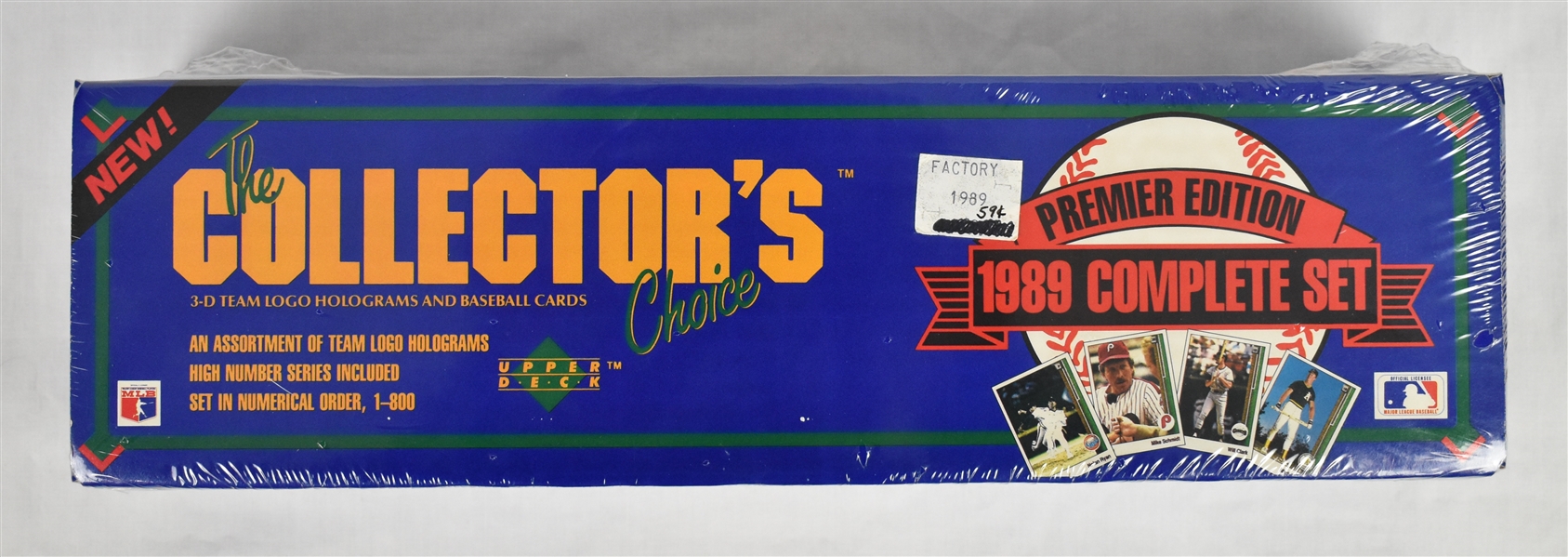 Upper Deck 1989 Sealed Baseball Card Set w/Ken Griffey Jr. Rookie Card