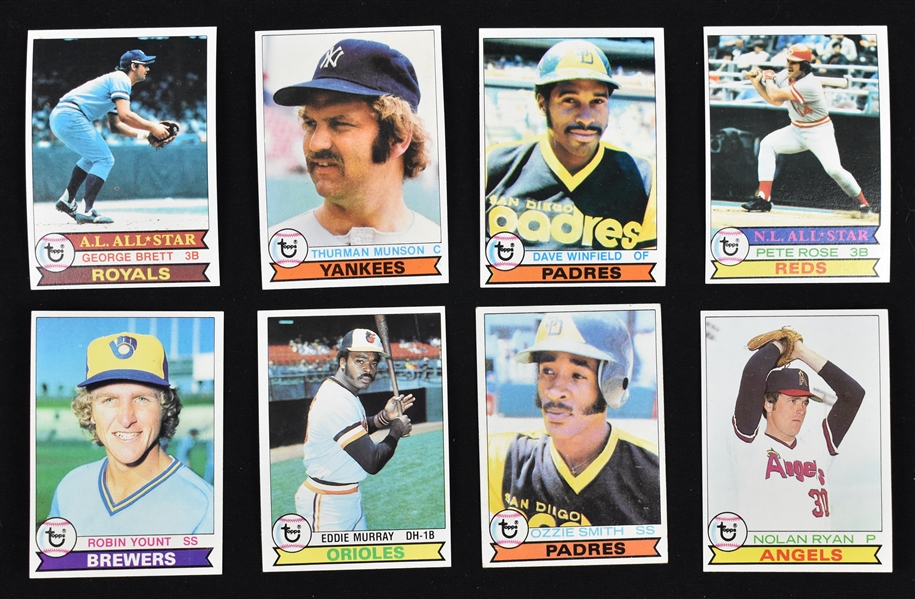 Vintage 1979 Topps Baseball Card Complete Set w/Ozzie Smith Rookie Card