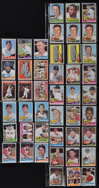Collection of 1965 Topps Baseball Cards  