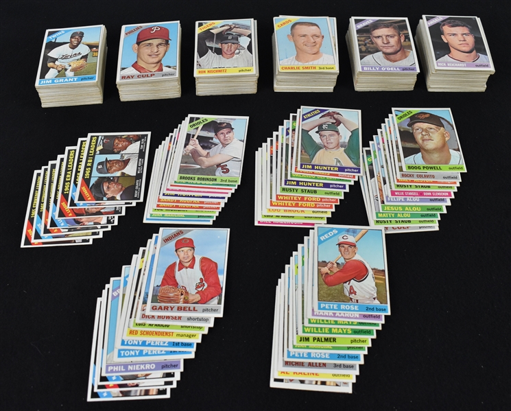 Collection of 1966 Topps Baseball Cards 