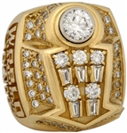 Chicago Bulls 1998 NBA World Championship 18k & 14k Gold Ring w/Diamonds