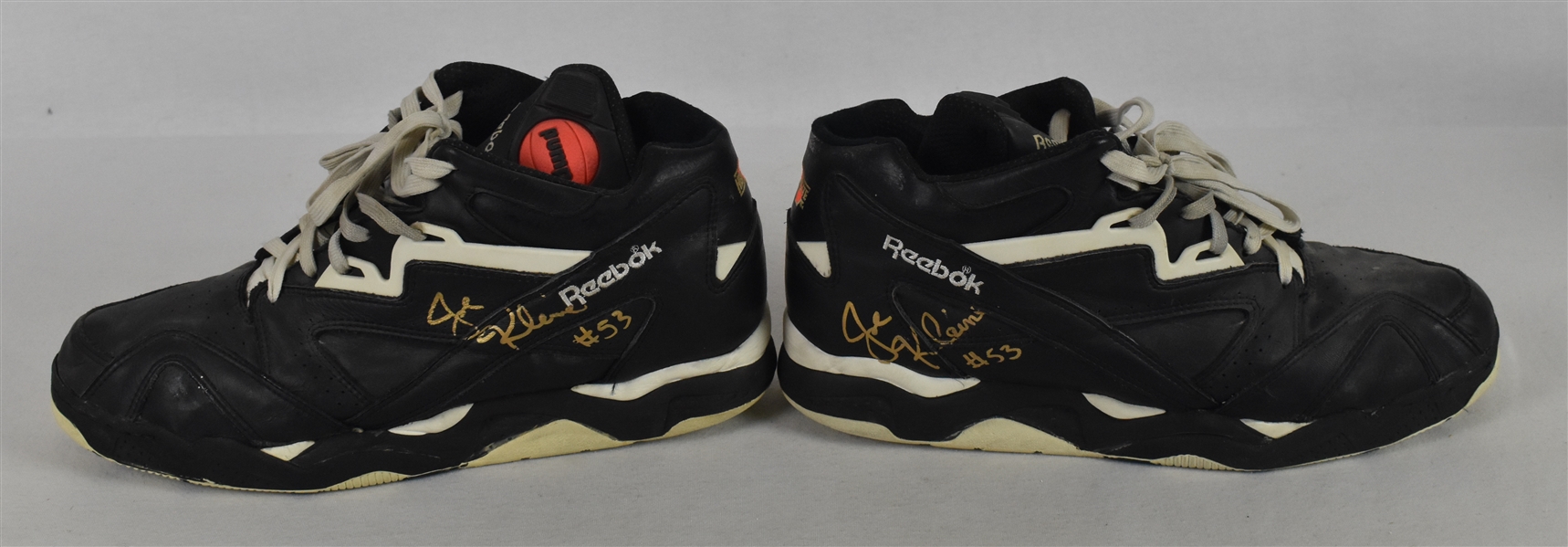 Joe Kleine Game Used & Autographed #53 Basketball Shoes