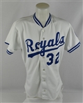 Bill Pecota (Garcia) 1989 Kansas City Royals #32 Game Used Jersey