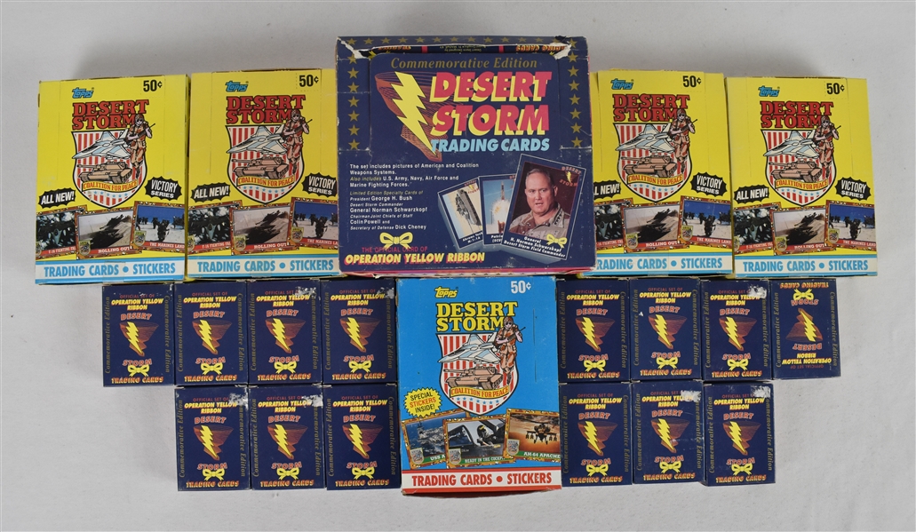 Topps Desert Storm Unopened Wax Packs & Sets