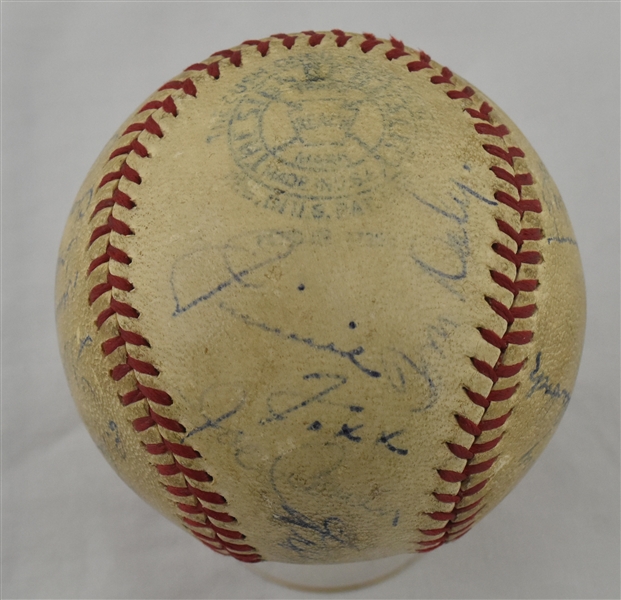 Boston Red Sox 1940 Team Signed Baseball w/Jimmie Foxx & Ted Williams
