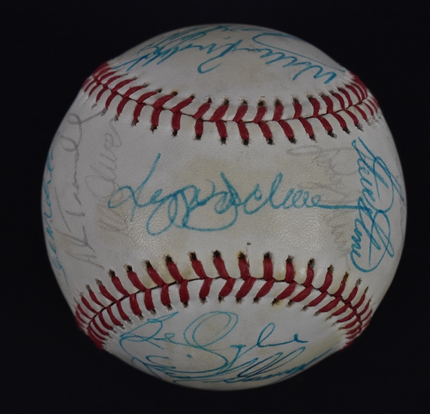Team Signed 1980 American League All-Star Game Baseball