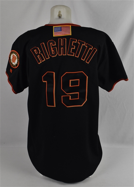 Dave Righetti 2001 San Francisco Giants Game Used Jersey
