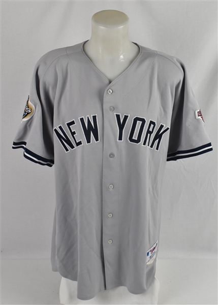 Chris Hammond 2003 New York Yankees Game Used World Series Jersey