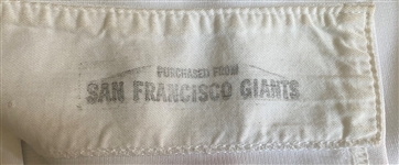 Dan Gladden 1983 San Francisco Giants Game Used Rookie Jersey w/Dave Miedema LOA