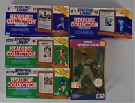 Starting Lineup Headline & Classic Doubles Collection w/Mantle Ruth Maris Griffey Jr. Montana & Sanders